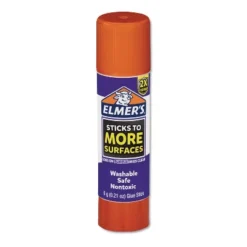 Elmer's Extra-Strength School Glue Sticks 0.21 Oz Dries Clear 60/Pack 2027017