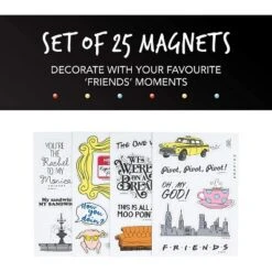 Paladone Products Ltd. Friends TV Show Fridge Magnets | Set Of 25 -Office Product Store GUEST 094af483 7e41 42c2 ae56 c020e57376db
