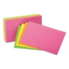 UNIVERSAL Ruled Neon Glow Index Cards 5 X 8 Assorted 100/Pack 47257 -Office Product Store GUEST 09bf9762 d114 4561 8dba 3b44ebe9d61c