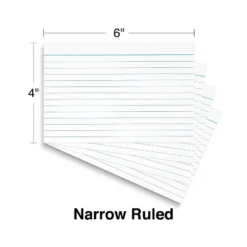 MyOfficeInnovations 4" X 6" Line Ruled White Index Cards 500/Pack (50989) 233510 -Office Product Store GUEST 09ff2a6b 469f 413c a57e 9bfab2bd56f1 1