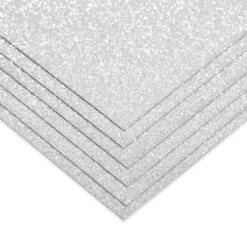 Best Paper Greetings 24 Sheets Silver Glitter Cardstock Paper For Scrapbooking, Arts, DIY Sparkle Crafts, 250gsm, Double-Sided, 8 X 12 In -Office Product Store GUEST 1031dcac deab 4d91 8474 cad41d78a104