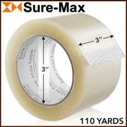 Sure-Max Extra-Wide Shipping & Packing Tape (3" X 110 Yard/330' Each) - Moving & Adhesive Carton Sealing - 2.0mil Clear - 18 Rolls -Office Product Store GUEST 13f295c0 61c1 42ba a4da 4abc11c4b31b 2
