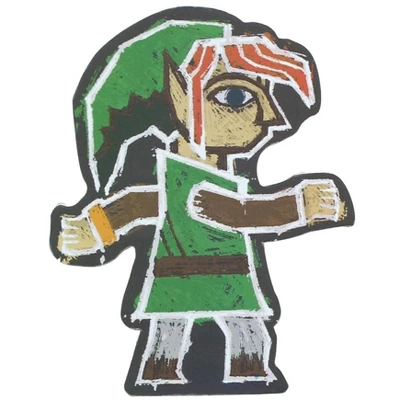 Just Funky The Legend Of Zelda Link Painting 4-Inch Auto Magnet 3 Just Funky The Legend Of Zelda Link Painting 4-Inch Auto Magnet