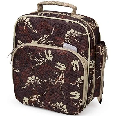 Bentology Lunch Bag Kit - Durable Insulated Tote Bag With Handle And Bottle Holder Set Includes 2 Containers & Ice Pack - BPA & PVC Free - Fossil 3 Bentology Lunch Bag Kit - Durable Insulated Tote Bag With Handle And Bottle Holder Set Includes 2 Containers & Ice Pack - BPA & PVC Free - Fossil