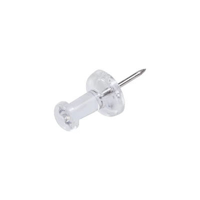 JAM Paper Push Pins Clear 2/Pack (2224190501a) 2224190501A 3 JAM Paper Push Pins Clear 2/Pack (2224190501a) 2224190501A