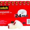 Scotch 600 Transparent Tape, 0.75 X 1000 Inches, Glossy, Pack Of 24 -Office Product Store GUEST 2714e457 8d3a 4d46 b529 0cab174d3c32