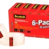 Scotch 600 Transparent Tape, 0.75 X 1296 Inches, Glossy, Pack Of 6 -Office Product Store GUEST 2768c95d bf77 48e7 9c95 2387ff5c358b
