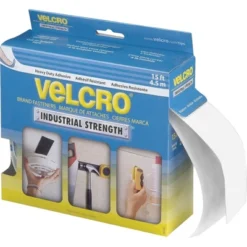 VELCRO® Velcro Industrial Strength Sticky-Back Hook And Loop Fasteners 2" X 15 Ft. Roll White 90198