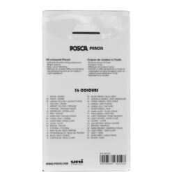 Uni POSCA 36pk Oil-Based Colored Pencils 4.0mm Lead In Assorted Colors -Office Product Store GUEST 2c14fb8b e444 462b bc09 662ac062b3da