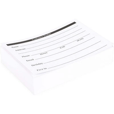 Okuna Outpost 100 Pack Customer Profile Cards For Office And Business (4 X 6 In) 5 Okuna Outpost 100 Pack Customer Profile Cards For Office And Business (4 X 6 In) - Image 3