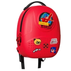 Miraculous Ladybug Pop N' Swop Ladybug Backpack With Handle, 6 Clip-on Badges And Zipper, Lightweight Durable Waterproof Bag With Adjustable Straps -Office Product Store GUEST 319739ab e21d 4174 b84a 4be9229de39b