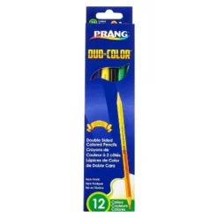 Dixon Prang Duo Colored Pencils Assorted Colors 12/Bundle 12 Bundles (DIX22106-12)