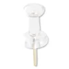 U Brands Standard Push Pins Plastic Clear Gold Pin 7/16" 100/Pack 3087U06-24 -Office Product Store GUEST 31db3109 280d 4465 9a5e 4ff751d5ef0b