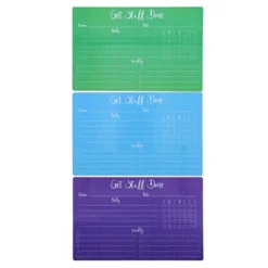 Paper Junkie 6 Pack Dry Erase Magnetic Weekly Daily Chore Chart, 6 Assorted Colors, 12 X 7.5 In -Office Product Store GUEST 36bc95d8 8277 4d48 a2aa 0fb57f1886eb