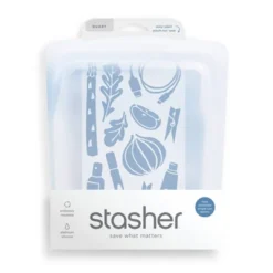 Stasher Reusable Food Storage Quart Bag - Clear