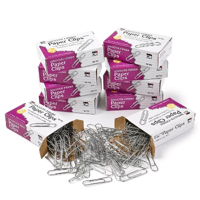 CHARLES LEONARD Paper Clips Jumbo Gem 10Boxes 100Bx 301E 3 CHARLES LEONARD Paper Clips Jumbo Gem 10Boxes 100Bx 301E
