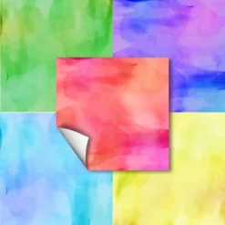 Craftopia Assorted Watercolor Vinyl Squares Adhesive Sheets, 5 Pack, Assorted Colors -Office Product Store GUEST 40b37d3d fd4b 4904 bb78 52e62c94dc8b