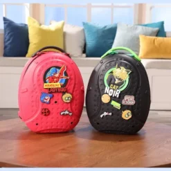 Miraculous Ladybug Pop N' Swop Ladybug Backpack With Handle, 6 Clip-on Badges And Zipper, Lightweight Durable Waterproof Bag With Adjustable Straps -Office Product Store GUEST 4196cfe2 6969 4f7b 87bc 1da24b322a63