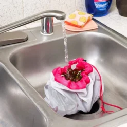 Juvale 18-Pack Reusable Mesh Produce Bags, Washable Food Fruit Vegetable Storage Bags Eco Friendly, 3 Colors, 3 Sizes