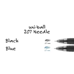 Uni-ball Uniball 207 Needle Retractable Gel Pens Medium Point 0.7mm Black Ink Dozen (1736097) -Office Product Store GUEST 45f6ae4d 2903 463a bfdc f69ab67eb0b3