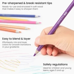 Arteza Kids Colored Triangular Pencils, Scented - 24 Piece -Office Product Store GUEST 4761911c f73c 4864 90d3 e71b298e940c