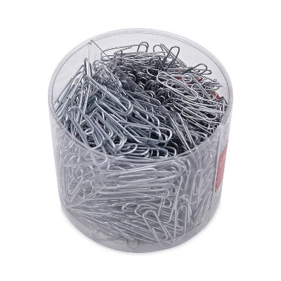 Universal Plastic-Coated Paper Clips No. 1 Clear/Silver 1000/Pack 21001 5 Universal Plastic-Coated Paper Clips No. 1 Clear/Silver 1000/Pack 21001 - Image 3