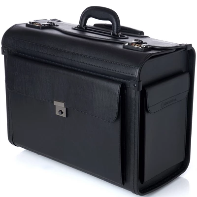 Alpine Swiss Rolling 17" Laptop Briefcase On Wheels Attache Lawyers Case Legal Size 9 Alpine Swiss Rolling 17" Laptop Briefcase On Wheels Attache Lawyers Case Legal Size - Image 7