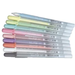 Sakura Gelly Roll Souffle Pens, 1 Mm Bold Tip, Assorted Colors, Pack Of 10