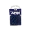 JAM Paper Jumbo Smooth Paper Clip Dark Blue 3/Pack 42186869B