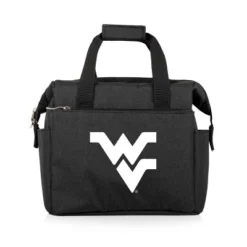 NCAA West Virginia Mountaineers On The Go Lunch Cooler - Black