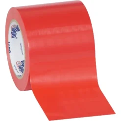 Tape Logic Solid Vinyl Safety Tape 6.0 Mil 4" X 36 Yds. Red 12/Case T9436R