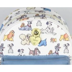 Disney Dogs Saffiano Faux Leather Tote Bag Mini Backpack White -Office Product Store GUEST 535620e2 b337 4387 a171 8ba2170ef86e