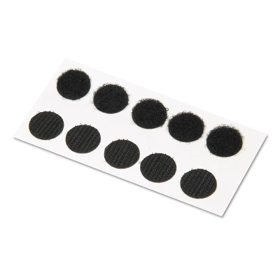 VELCRO® Velcro Sticky-Back Fasteners 3/4" Dia. Coins Black 200/BX 91823 2 VELCRO® Velcro Sticky-Back Fasteners 3/4" Dia. Coins Black 200/BX 91823