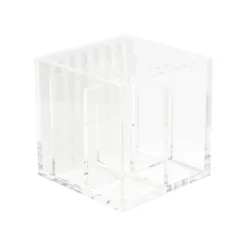 Russell+hazel Acrylic Monthly Calendar With Pen Holder Clear