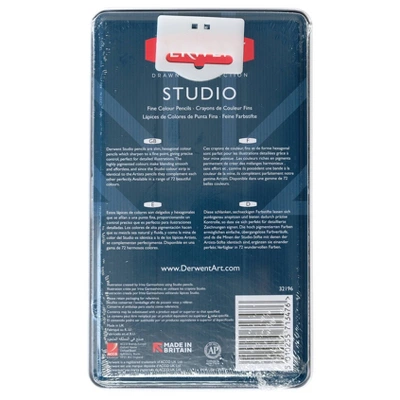 Studio Colored Pencils Multicolor - Derwent 12ct 6 Studio Colored Pencils Multicolor - Derwent 12ct - Image 4