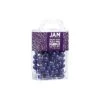 JAM PAPER Round Head Push Pins Purple 100/Pack (346RTPU)