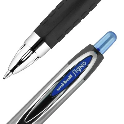 Uni-ball 207 Signo RT Retractable Gel Pens Medium Point Blue Ink 615714 3 Uni-ball 207 Signo RT Retractable Gel Pens Medium Point Blue Ink 615714