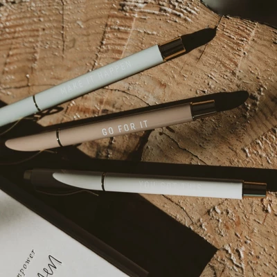 Sweet Water Decor You Got This Metal Black Ink Pen 3pc Set 5 Sweet Water Decor You Got This Metal Black Ink Pen 3pc Set - Image 3