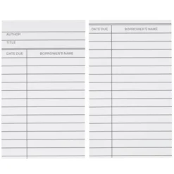 Best Paper Greetings 500 Pack Blank Library Cards For School Book Checkouts, CDs, DVDs, Vinyl Records, Classroom Supplies, White, 3 X 5 In 13 Best Paper Greetings 500 Pack Blank Library Cards For School Book Checkouts, CDs, DVDs, Vinyl Records, Classroom Supplies, White, 3 X 5 In -Office Product Store GUEST 6435313f 6b28 4ff4 9e59 db5125e227cc