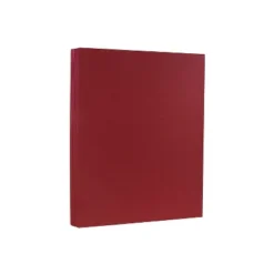 JAM Paper 80 Lb. Cardstock Paper 8.5" X 11" Dark Red 250 Sheets/Ream (46395837B)