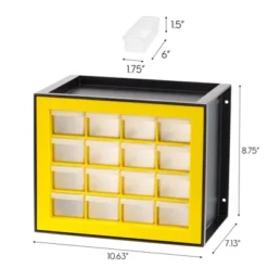 IRIS Drawer Parts Cabinet Black/Yellow 26 IRIS Drawer Parts Cabinet Black/Yellow -Office Product Store GUEST 71029c43 9689 4f50 9c24 864dc05c89a8