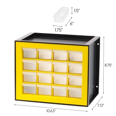 IRIS Drawer Parts Cabinet Black/Yellow 12 IRIS Drawer Parts Cabinet Black/Yellow - Image 10