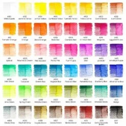 Arteza Watercolor Drawing Art Set, 48 Watercolor Pencils And 10 Foldable Canvas Paper Sheets