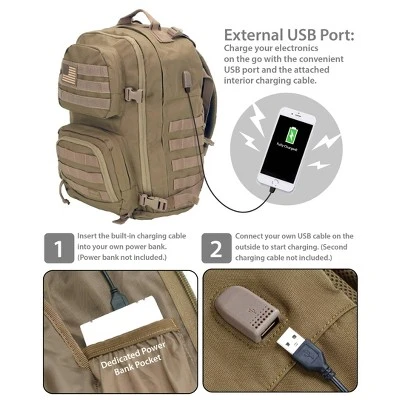 Rockland Military Tactical Laptop Backpack 9 Rockland Military Tactical Laptop Backpack - Image 7