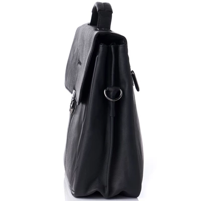 Alpine Swiss Business Portfolio Genuine Leather Briefcase Flap-Over Locking Case 7 Alpine Swiss Business Portfolio Genuine Leather Briefcase Flap-Over Locking Case - Image 5