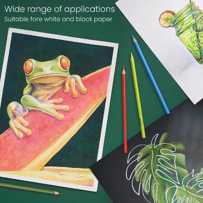 Arteza Colored Pencils, Triangle-Shaped, Assorted Colors, Set For Adults Artists - 48 Pack 6 Arteza Colored Pencils, Triangle-Shaped, Assorted Colors, Set For Adults Artists - 48 Pack - Image 4