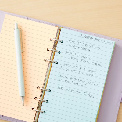 Paper Junkie 6 Pack Colored A6 Refill Paper For 6-Ring Binder, Journal, Planner, Loose Leaf Colored Lined Paper Inserts (240 Sheets/480 Pages) 5 Paper Junkie 6 Pack Colored A6 Refill Paper For 6-Ring Binder, Journal, Planner, Loose Leaf Colored Lined Paper Inserts (240 Sheets/480 Pages) - Image 3