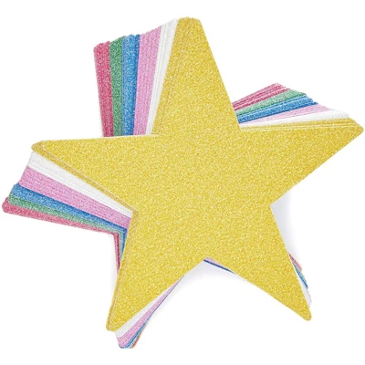 Bright Creations Glitter Star Cutouts (60 Count), 6 Colors 6 Bright Creations Glitter Star Cutouts (60 Count), 6 Colors - Image 4
