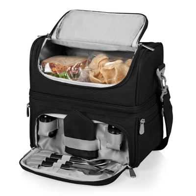 Picnic Time Pranzo Lunch Bag - Black 11 Picnic Time Pranzo Lunch Bag - Black - Image 9
