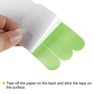 Unique Bargains Non Slip Bathtub Stickers Safety Shower Treads Adhesive Decal Square With Scraper For Stairs Green 1.25 Ft X 0.8Inch 5 Unique Bargains Non Slip Bathtub Stickers Safety Shower Treads Adhesive Decal Square With Scraper For Stairs Green 1.25 Ft X 0.8Inch - Image 3